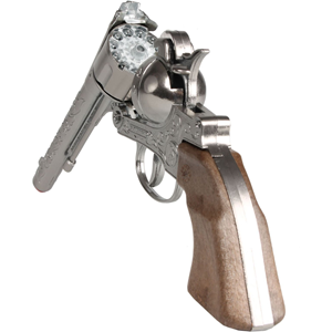 تفنگ اسباب بازی فلزی گانهر Gonher مدل هفت تیر کابوی کلاسیک 122.0_اسباب بازی